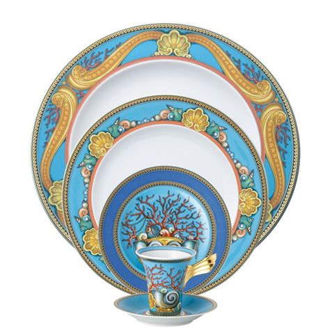 versace dishes for dinner.